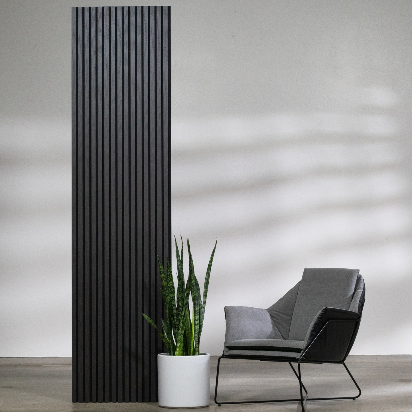 MURONOVA | Black Maple XL | Acoustic Wood Wall Panels | Soundproof Slat Wall Paneling | Decorative 3D Wall Panels | wall panels for interior wall decor | wall decor living room (108" x 23.5")