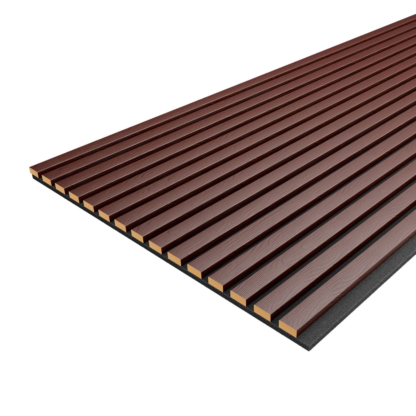 MURONOVA | Dark Walnut (Mocha) XL | Acoustic Wood Wall Panels | Soundproof Slat Wall Paneling | Decorative 3D Wall Panels | wall panels for interior wall decor | wall decor living room (108" x 23.5")