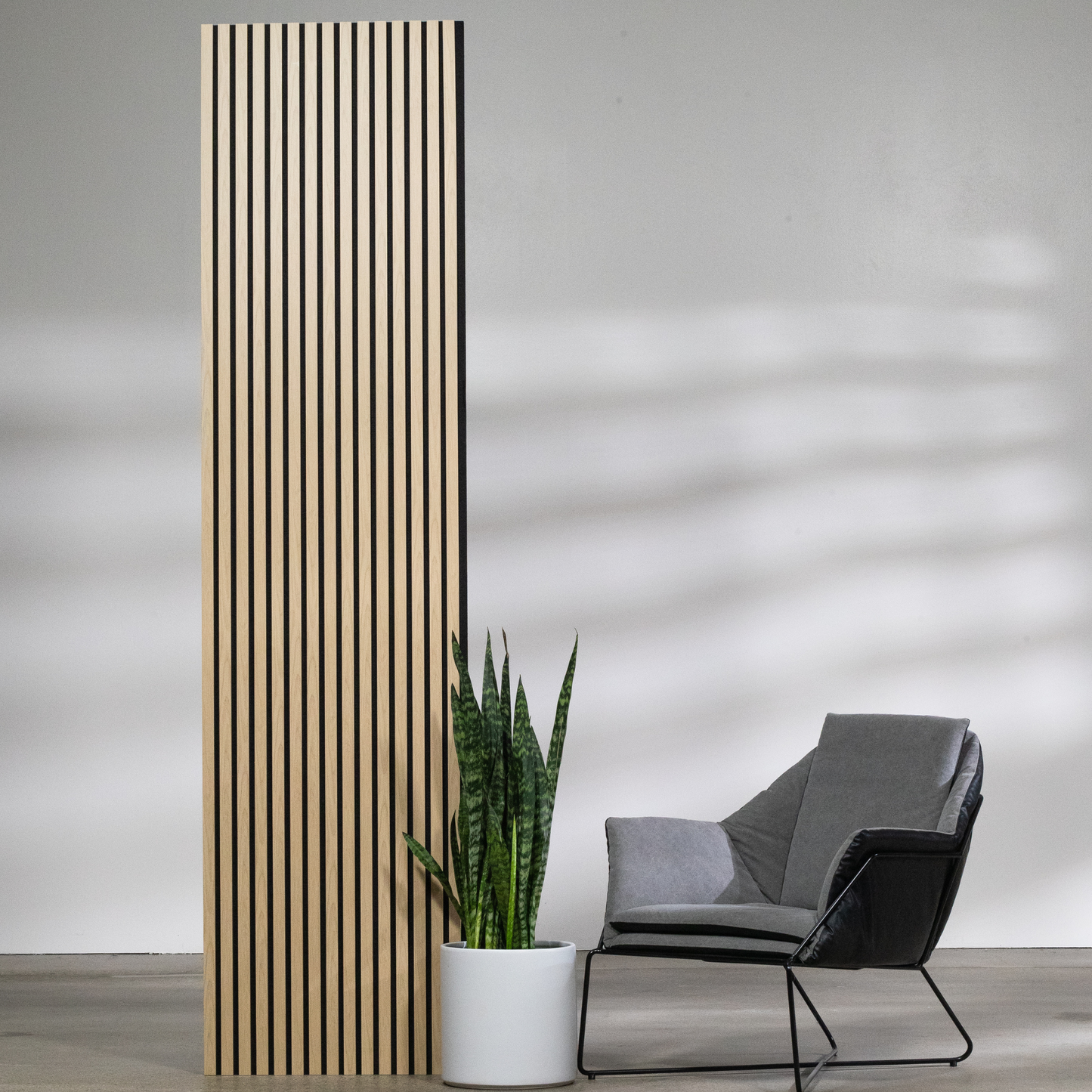 MURONOVA | Natural Oak XL | Acoustic Wood Wall Panels | Soundproof Slat Wall Paneling | Decorative 3D Wall Panels | wall panels for interior wall decor | wall decor living room (108" x 23.5")