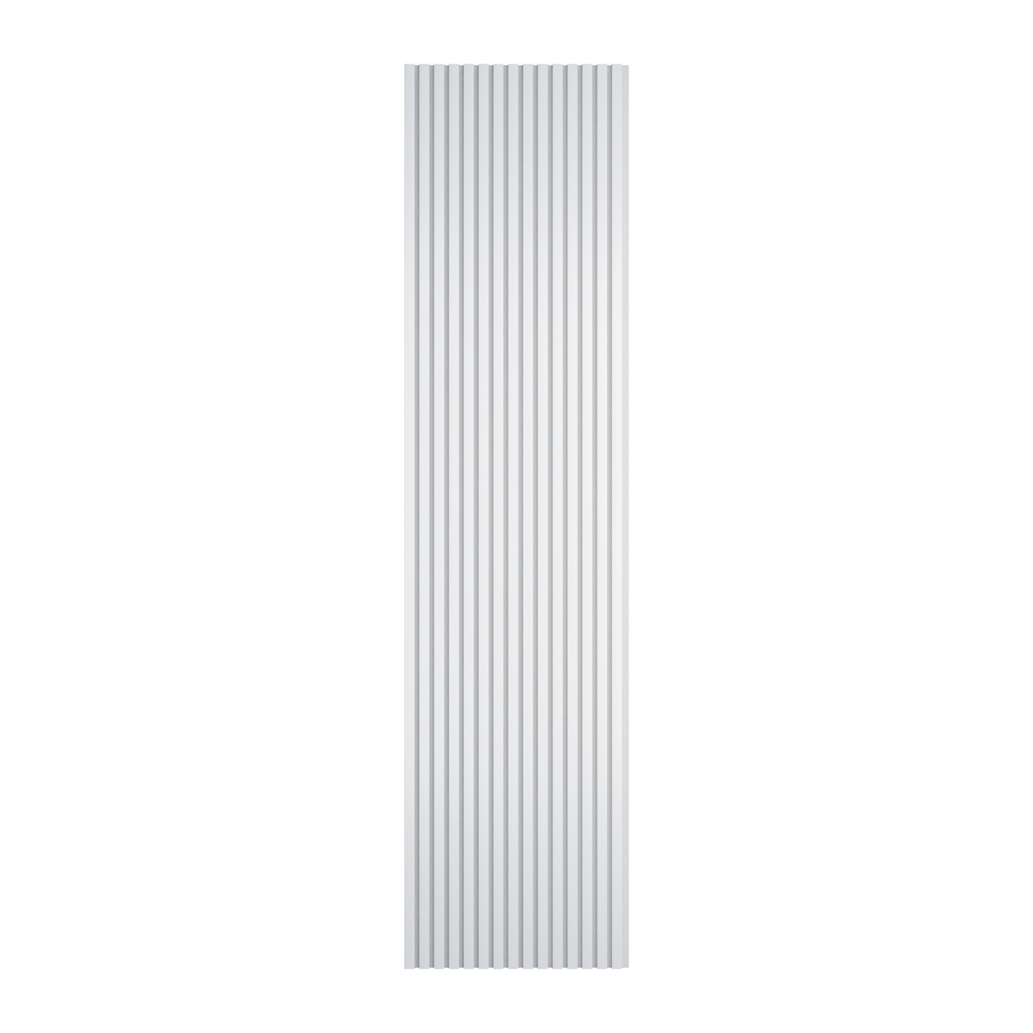MURONOVA | White | Acoustic Wood Wall Panels | Soundproof Slat Wall Paneling | Decorative 3D Wall Panels | wall panels for interior wall decor | wall decor living room (1 pack of 94.5" x 23.4)")
