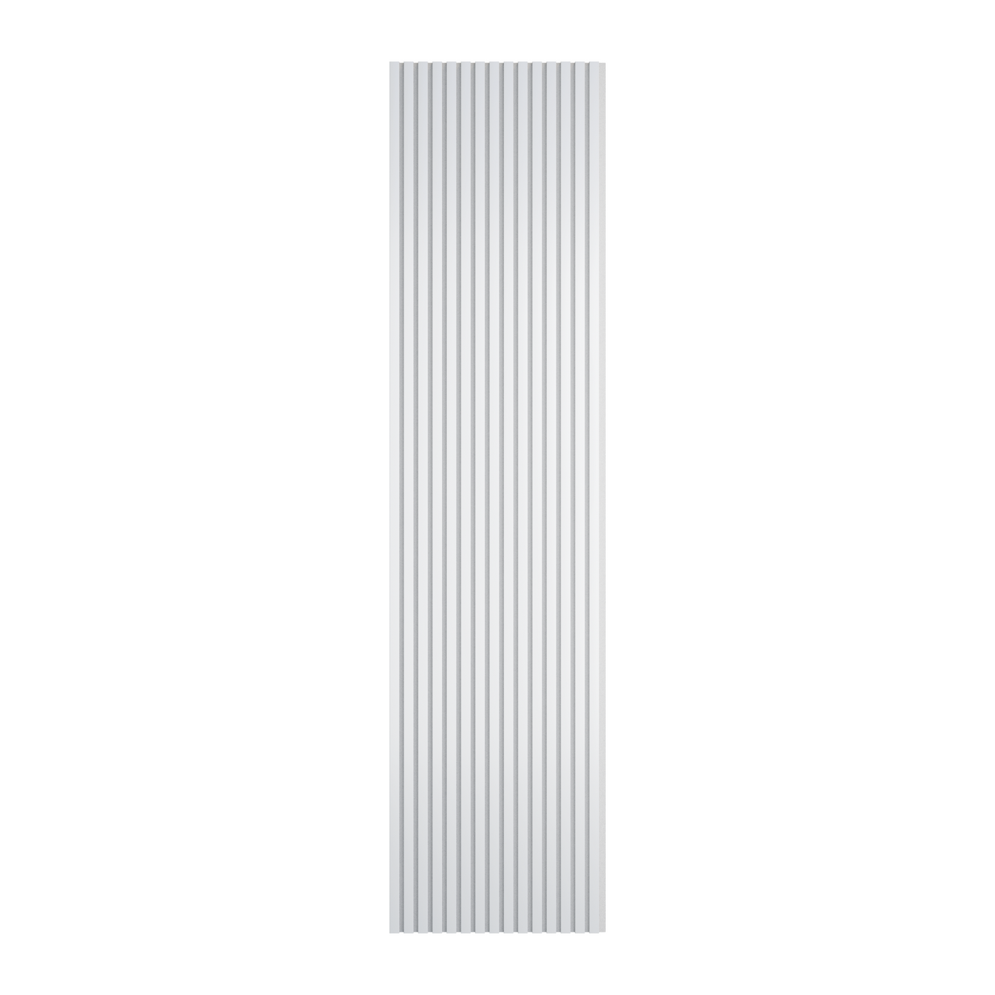 MURONOVA  | White | Acoustic Wood Wall Panels | Soundproof Slat Wall Paneling | Decorative 3D Wall Panels | wall panels for interior wall decor | wall decor living room (1 pack of 94.5" x 23.4)")